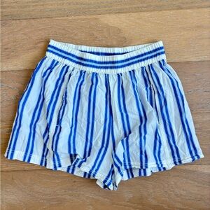 Free People Striped Boxer Shorts
